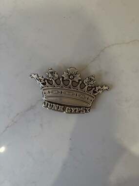 Junk Gypsy Silver Crown Belt Buckle